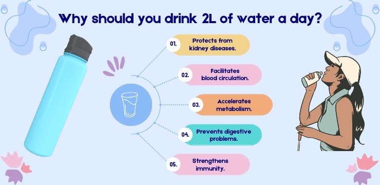 drink 2L of water a day